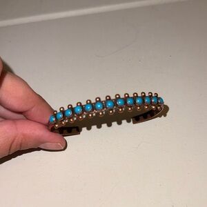 Turquoise and Copper Women's Cuff